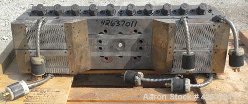 Used EDI 30" Wide Sheet Die. Restrictor bar, 3/4" back center feed.