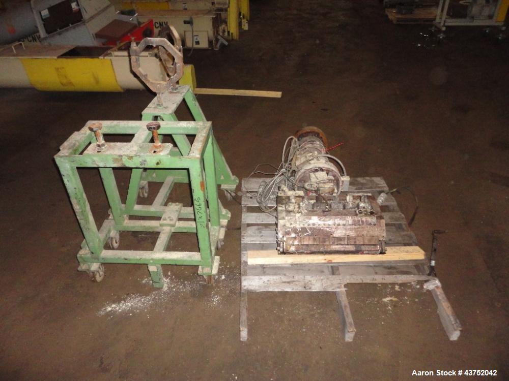 Used EDI 18" Wide Sheet Die. Flexible upper lip, fixed removable lower lip. 45 Degree restrictor bar.
