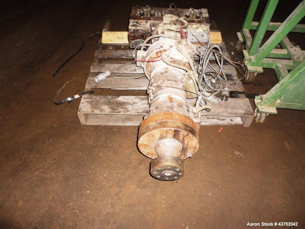 Used EDI 18" Wide Sheet Die. Flexible upper lip, fixed removable lower lip. 45 Degree restrictor bar.