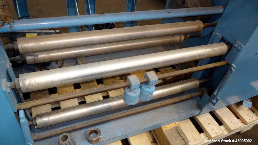 Used EDI Extrusion Dies 28" Wide Sheet Die. Equipped with a 45 degree restrictor bar.