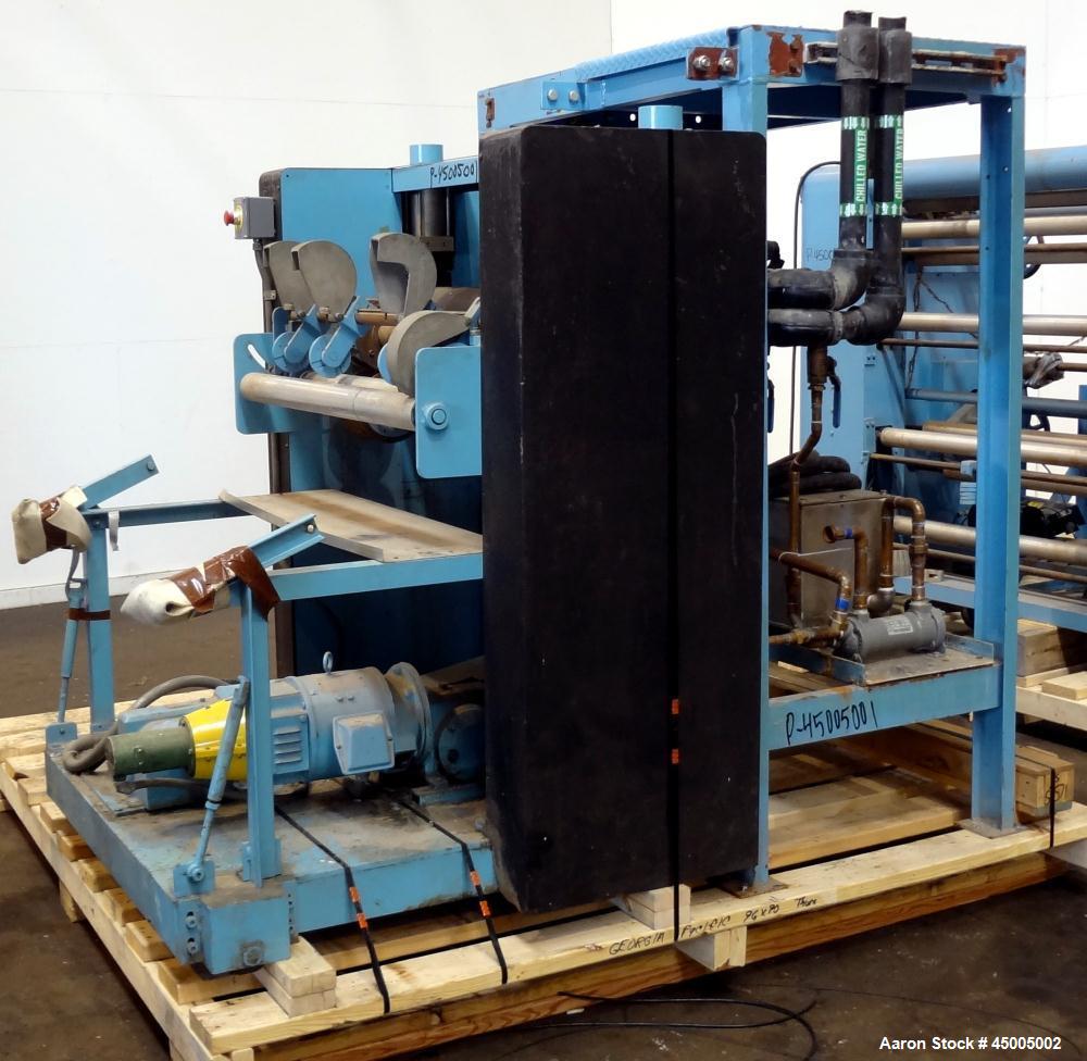 Used EDI Extrusion Dies 28" Wide Sheet Die. Equipped with a 45 degree restrictor bar.