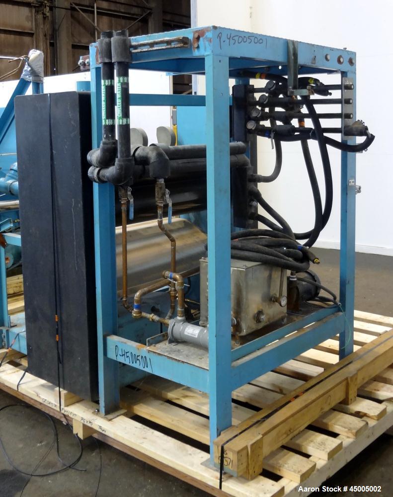 Used EDI Extrusion Dies 28" Wide Sheet Die. Equipped with a 45 degree restrictor bar.