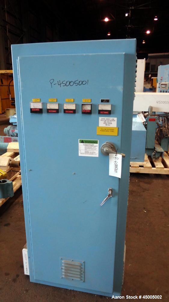 Used EDI Extrusion Dies 28" Wide Sheet Die. Equipped with a 45 degree restrictor bar.