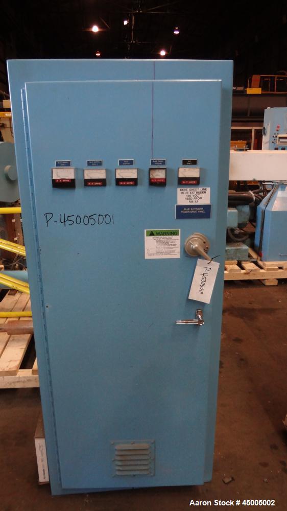 Used EDI Extrusion Dies 28" Wide Sheet Die. Equipped with a 45 degree restrictor bar.
