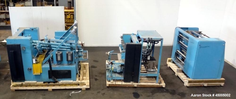 Used EDI Extrusion Dies 28" Wide Sheet Die. Equipped with a 45 degree restrictor bar.