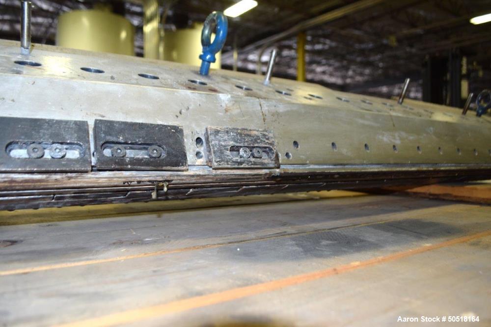 Used - EDI 60” Wide Sheet Extrusion Die, Back Center Feed with Adapter