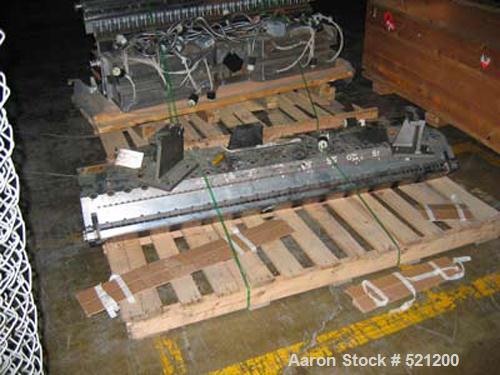 USED: 68" Masterflex model OEHD-40 sheet die. 230 volts, single phase heaters, 1" square back center feed.