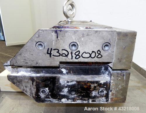 Used Production Components 28’’ Wide Flex Lip Sheet Die, Model AD. 1" Back center feed. 1/460 Volt,