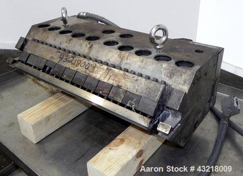 Used Allied Die 24’’ Wide Flex Lip Sheet Die, Model AD. 1" Back center feed. 1/460 Volt.