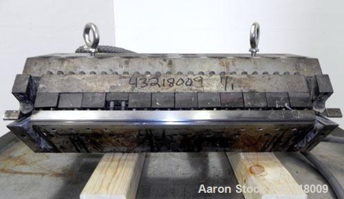 Used Allied Die 24’’ Wide Flex Lip Sheet Die, Model AD. 1" Back center feed. 1/460 Volt.