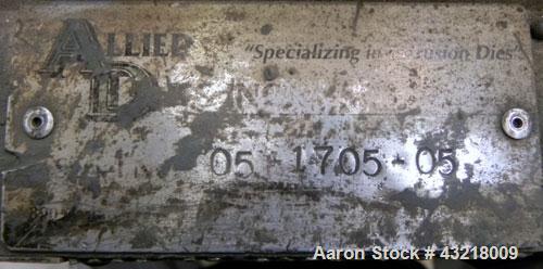 Used Allied Die 24’’ Wide Flex Lip Sheet Die, Model AD. 1" Back center feed. 1/460 Volt.