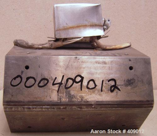 Used Sheet Die, Approximate 8-1/2" wide. 15-5 PH Stainless steel. 1" Back center feed.