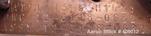 Used Sheet Die, Approximate 8-1/2" wide. 15-5 PH Stainless steel. 1" Back center feed.