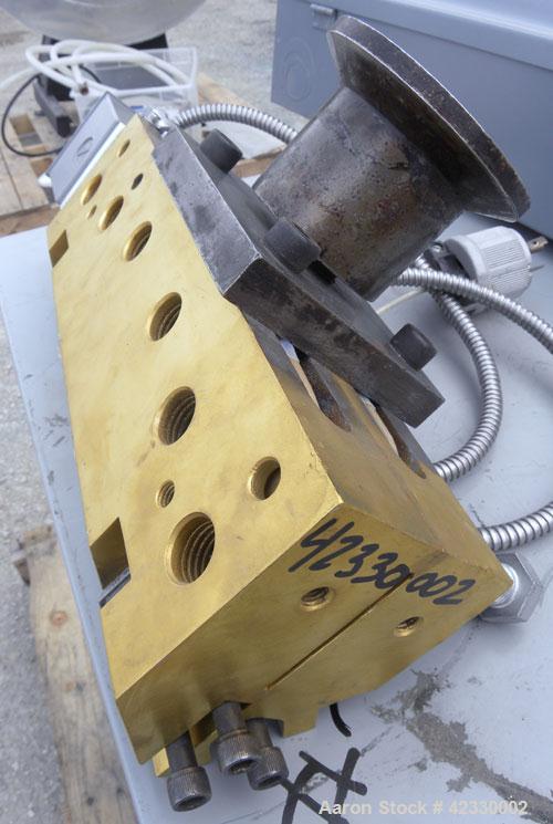 Used Sheet Die, 8" Wide. Back center feed.
