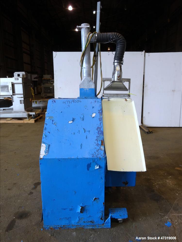 Used Beringer Air Knife, Model WS-75. Approximate 12" wide. New york blower, driven by a 5hp, 3/60/575 volt, 3470 rpm motor. Mounted on carbon steel frame. Serial# 12D277.
