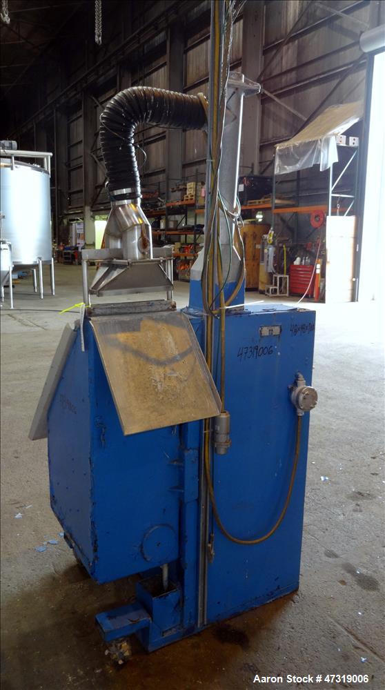 Used Beringer Air Knife, Model WS-75. Approximate 12" wide. New york blower, driven by a 5hp, 3/60/575 volt, 3470 rpm motor. Mounted on carbon steel frame. Serial# 12D277.
