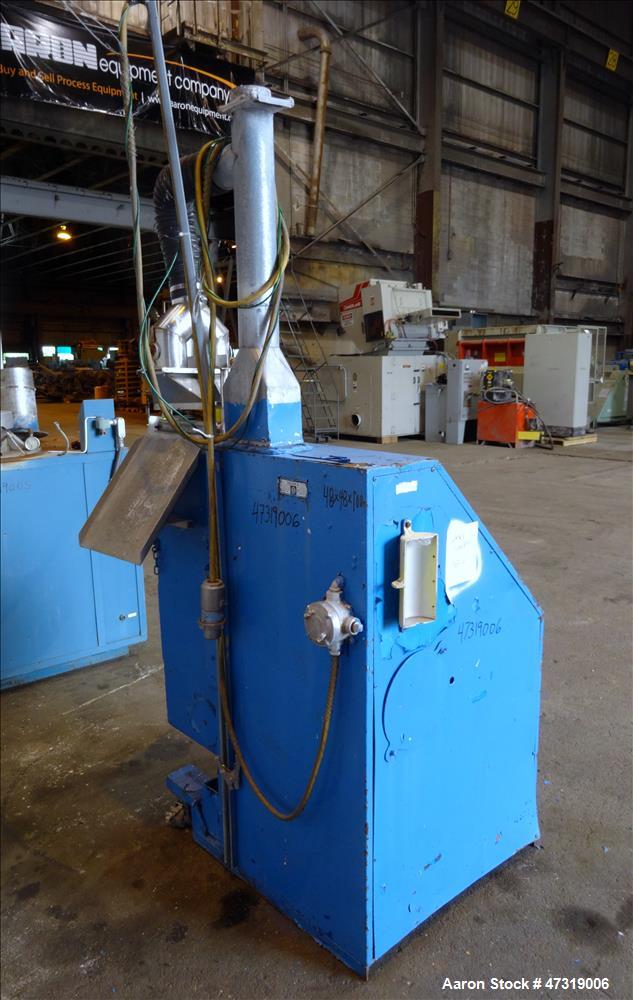 Used Beringer Air Knife, Model WS-75. Approximate 12" wide. New york blower, driven by a 5hp, 3/60/575 volt, 3470 rpm motor. Mounted on carbon steel frame. Serial# 12D277.