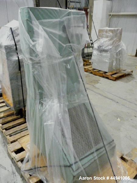 Used Berlyn Strand Air Stripper, Model HV1, Carbon Steel.  Approximately 6-5/8" wide slot opening, stainless steel head, approximately 1 hp blower, serial #040696.
