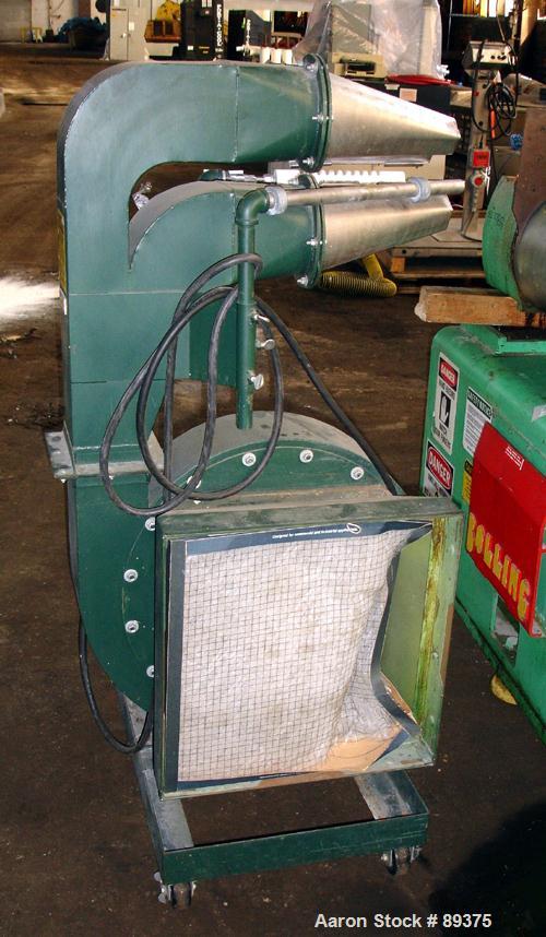 USED: Industrial air knife, model AT8. 8" wide top and bottom lip, stainless steel contacts. Includes a 2 hp, 230/460 volt blower.
