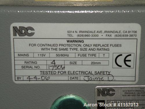 Unused- NDC On-Line Gauging Systems, Model 8101. Approximate range 118-381 mil. Includes (1) NDC Minitrak-S single beam scanner, maximum web width 54". Scanning speed 0.5’’ per second to 10’’ per sec...
