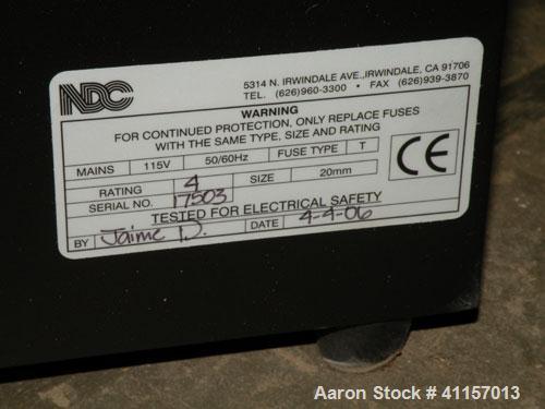 Unused- NDC On-Line Gauging Systems, Model 8101. Approximate range 118-381 mil. Includes (1) NDC Minitrak-S single beam scanner, maximum web width 54". Scanning speed 0.5’’ per second to 10’’ per sec...