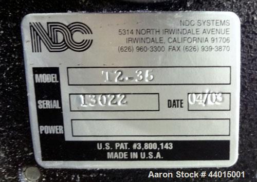 Used NDC MM710 On-Line Foods Gauge, Model T2-35