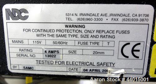 Used NDC MM710 On-Line Foods Gauge, Model T2-35