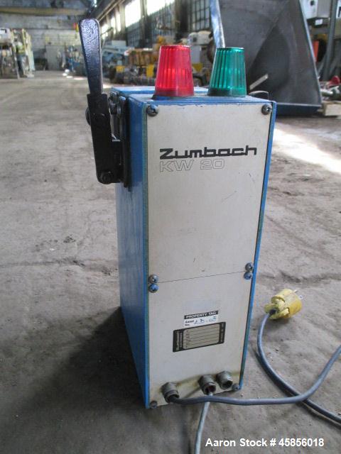 Used- Zumbach Surface Fault Detector, Model KW20. 2.5" Wide aperture with 2" wide opening with idler rollers, serial #3002.