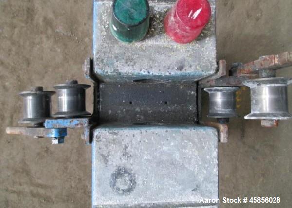 Used Zumbach Surface Fault Detector, Model KW20. 2.5" Wide aperture with 2" wide opening with idler rollers, serial #7317.001.