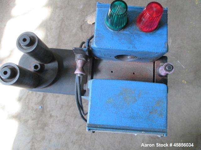 Used Zumbach Surface Fault Detector, Model KW20. 2.5" Wide aperture with 2" wide opening with idler rollers, serial #2795.1353.