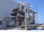 Used Graewe Automatic Pipe Coiler, Model AEW 4000. Handles thermo plastic pipes from 2“-6.3” (50 – 160 mm). Core diameter 5.9“ – 11.4” (1500 – 290 mm), width 5.9“ – 47.2” (150 – 1200 mm). Winding spe...