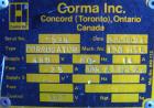 Used Corma Corrugator, Model 120HSL. Maximum line speed 125 feet per minute, approximate 3/4