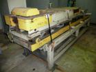 Used Unicor Corrugator, Model UC3-65/55. 65 mm Maximum outer pipe diameter, 10 mm minimum inner pipe diameter, 55 moulds, 39 m/minute belt speed, 110-160 kg/hr thru put, 72