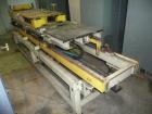 Used Unicor Corrugator, Model UC3-65/55. 65 mm Maximum outer pipe diameter, 10 mm minimum inner pipe diameter, 55 moulds, 39 m/minute belt speed, 110-160 kg/hr thru put, 72