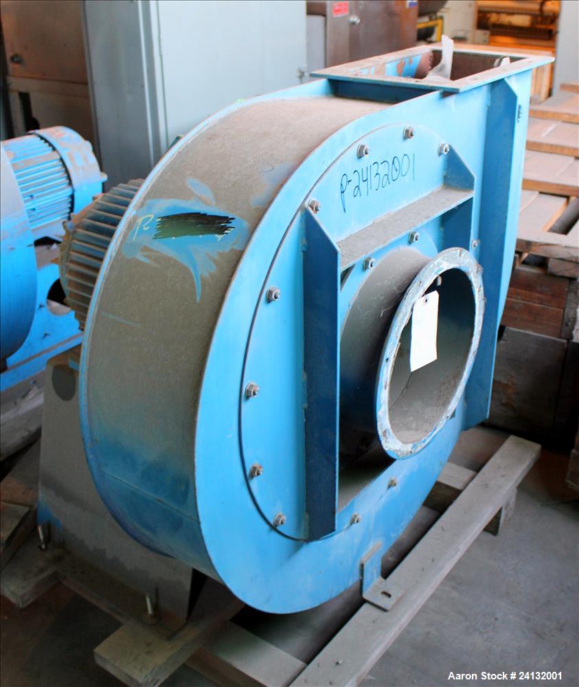 Used Buss-Condux Hot Face Pelletizing Unit. Includes (1) Safeline metal detector, (1) 20 HP ventilator/blower, (1) 22 KW (30 HP) ventilator/blower.
