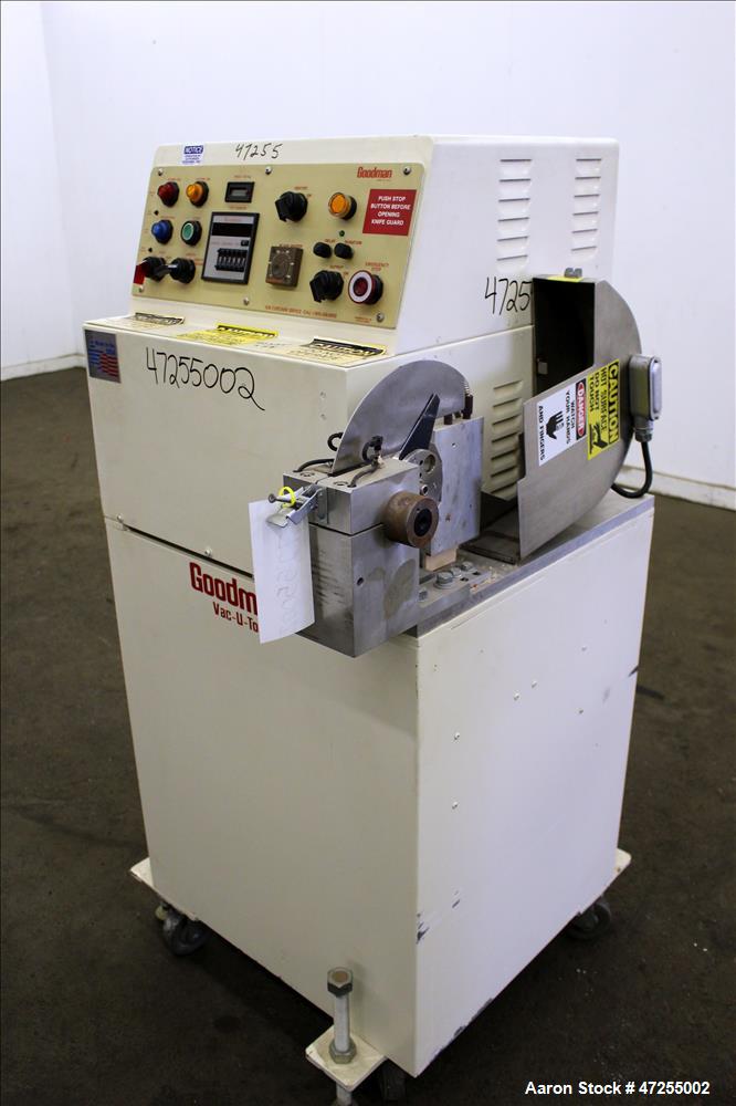 Used Goodman Vac-U-Torq Flying Knife Cutter, Series 250