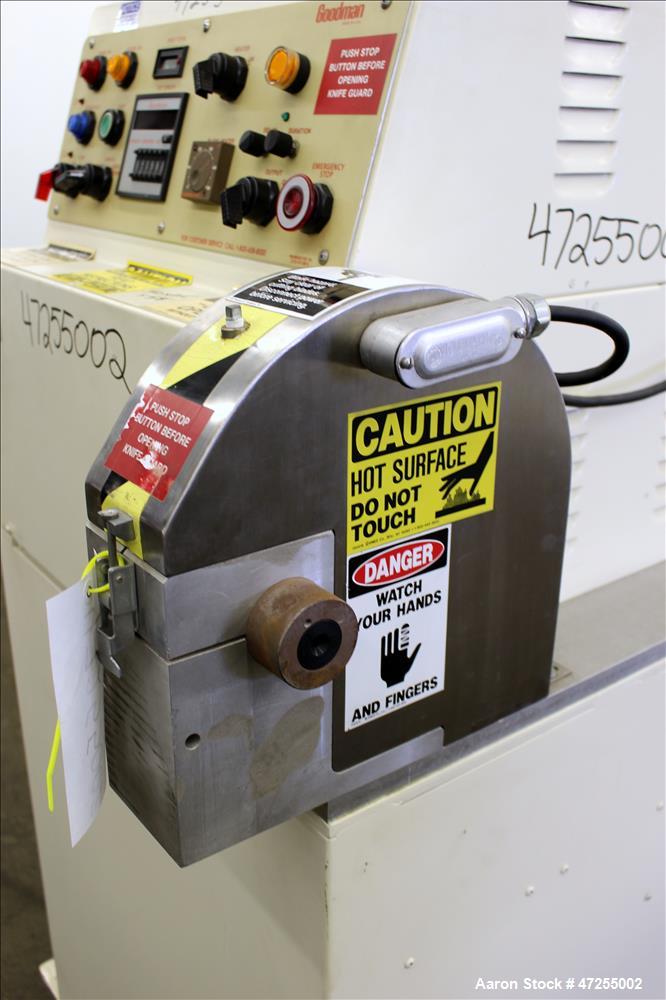 Used Goodman Vac-U-Torq Flying Knife Cutter, Series 250