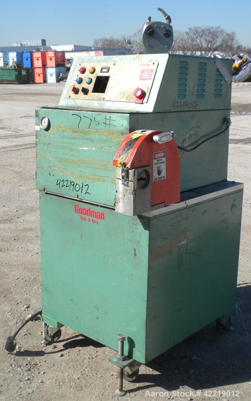 Used Goodman Vac-U-Torq Fly Knife Cutter. 3/60/230 volt.