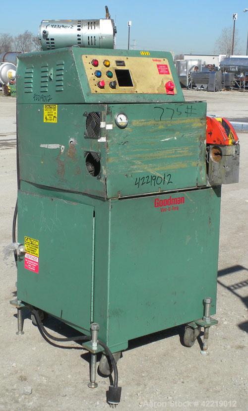 Used Goodman Vac-U-Torq Fly Knife Cutter. 3/60/230 volt.