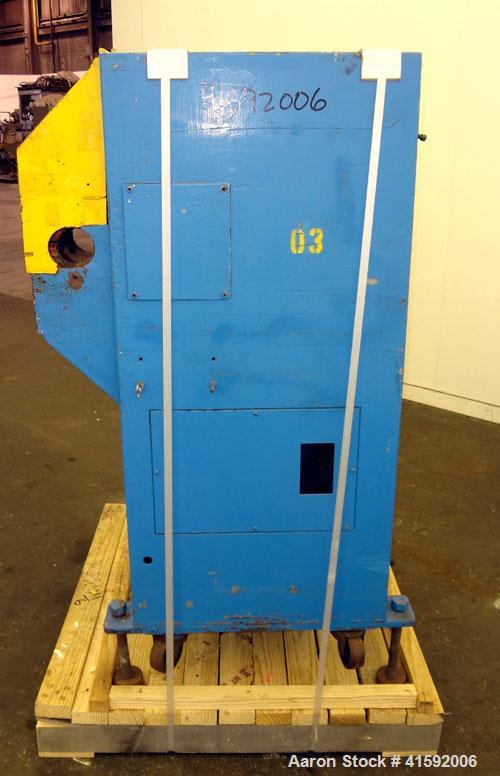 Used RDN Fly Knife Cutter, Approximate 2-1/2" diameter. Includes a Durant controller, and a variable speed drive. Mounted on casters with adjustable legs.