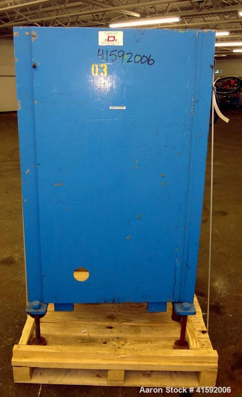 Used RDN Fly Knife Cutter, Approximate 2-1/2" diameter. Includes a Durant controller, and a variable speed drive. Mounted on casters with adjustable legs.