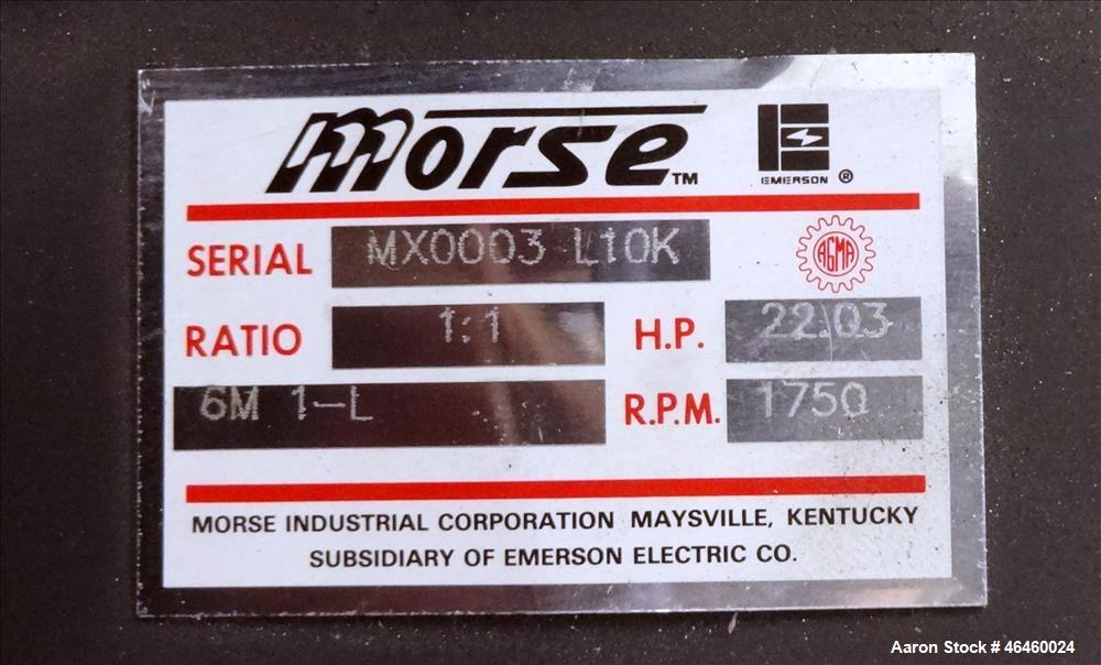 Used RDN IntelliCut Servo-Driven Cutter, Model AC SERVO. 2 Cutting knives, driven by a 4.5hp (3.4kw), 3/60/230 volt, 1750 rpm motor with (2) Morse gearboxs ratio 1.1. Includes HMI screen. Mounted on ...