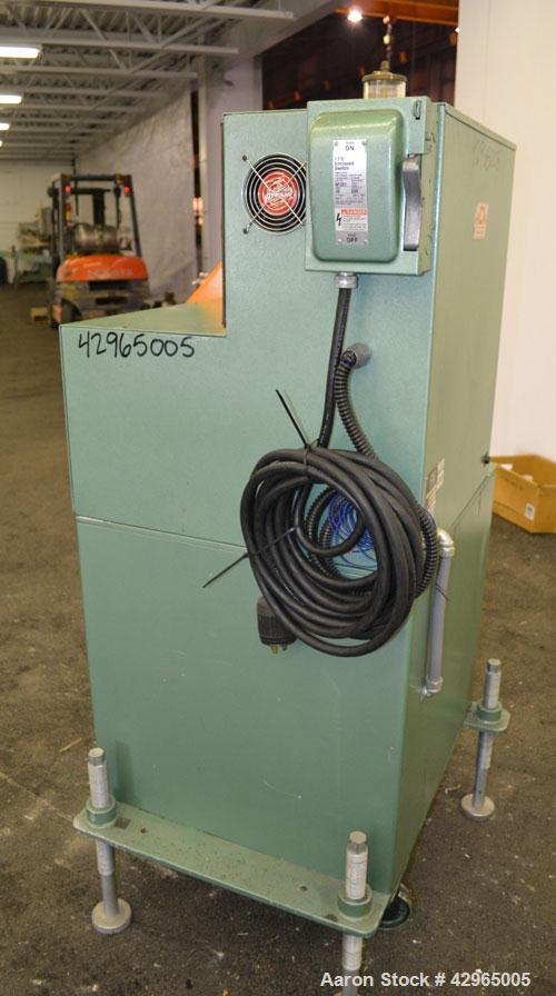  Used- RDN Rotocut Fly Knife Cutter, Model EMC-4DC. Single blade, driven by a 3hp, 180 volt, 1750/2050 rpm DC motor. Includes a control panel. Mounted on (4) adjustable legs, and casters.