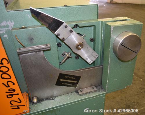  Used- RDN Rotocut Fly Knife Cutter, Model EMC-4DC. Single blade, driven by a 3hp, 180 volt, 1750/2050 rpm DC motor. Include...