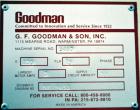 Used Goodman Traveling Fly Knife Cutter, Model Med/1000