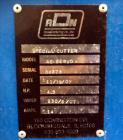 Used RDN IntelliCut Servo-Driven Cutter, Model AC SERVO. 2 Cutting knives, driven by a 4.5hp (3.4kw), 3/60/230 volt, 1750 rpm motor with (2) Morse gearboxs ratio 1.1. Includes HMI screen. Mounted on ...