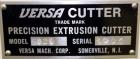 Used Versa Machinery High Speed Flywheel Cutter, Model DAC 50/5021.