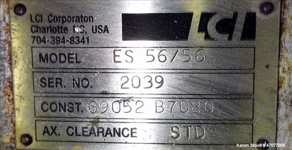 Used LCI gear pump, model ES 56/56