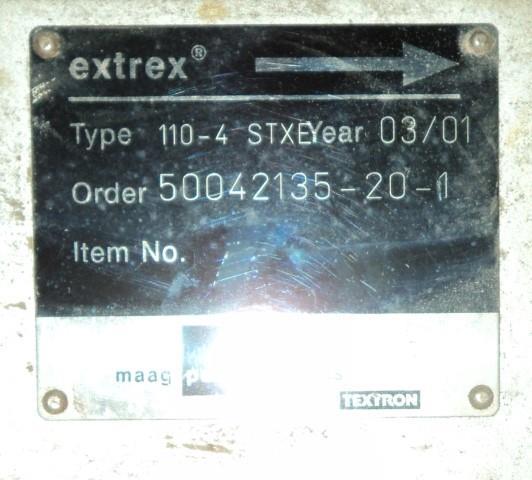 Used MAAG Gear Pump Body, Type 110-4 STX