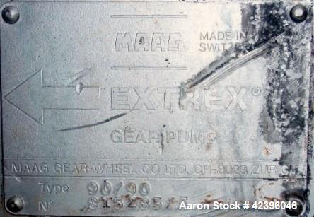 Used- Maag gear pump, model EXTREX, type 90/90